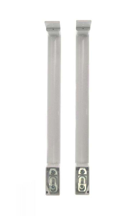 WG03A03134 - Genuine OEM GE Refrigerator White 2019 VBL Handle Set